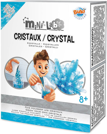 Buki France Lab - Crystals - Color: Blue - Science Experiment at home for kids