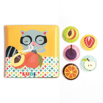 LUDI - Book with Fruits smell - Sensory Book for toddlers