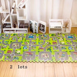 9-Piece Foam Mats (City Map)
