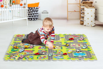 9-Piece Foam Mats (City Map)