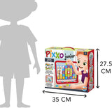 Pixxo Junior logic patterns game. Fine motor skills_Matching alone & team Kids Game