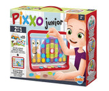 Pixxo Junior logic patterns game. Fine motor skills_Matching alone & team Kids Game