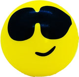 Stress Ball Emoji for Kids & Adults_Ball BPA free, Anti-écrasement, couleurs vives, Pck 6